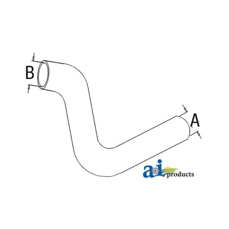 A & I Products Radiator Hose, Lower 20" x8" x3" A-120779C1